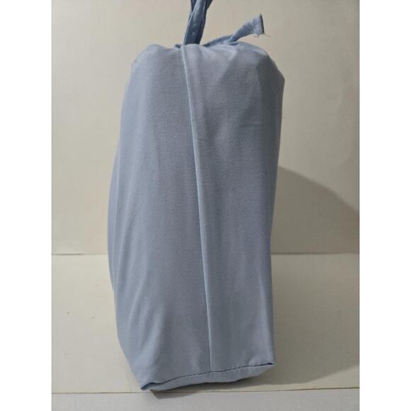 ienjoy Home Blue Ultra Soft Microfiber Pinch Pleat King Duvet Cover Set - Picture 3 of 5